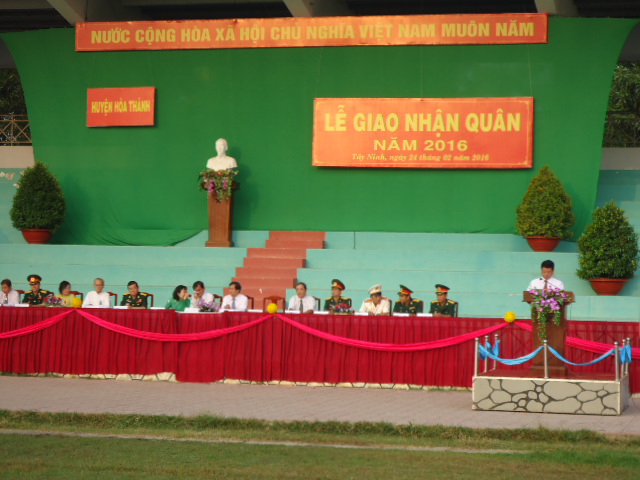 Đ/c Nguyễn Nam Hưng-Chủ tịch UBND huyện phát biểu