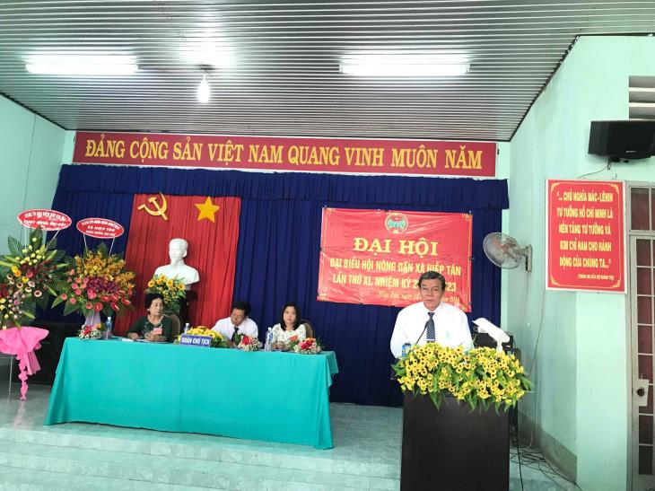 Hội Nông dân xã Hiệp Tân tổ chức Đại hội Đại biểu lần thứ XI, nhiệm kỳ 2018-2023