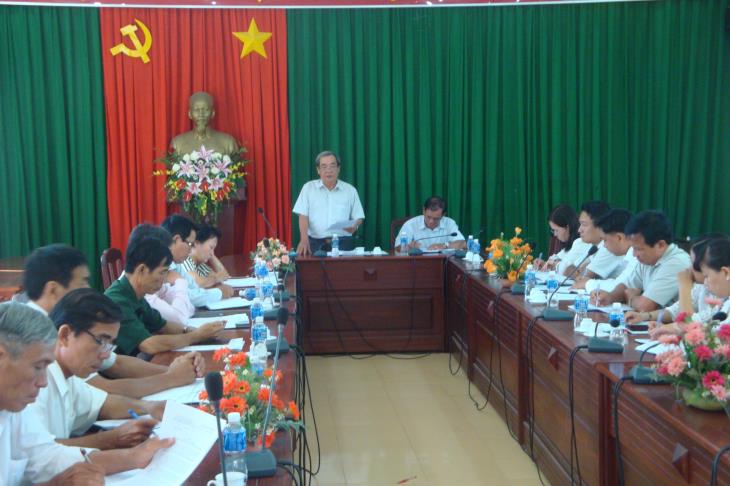 Ban Chỉ đạo đổi mới và phát triển kinh tế tập thể huyện Hòa Thành đã tổ chức sơ kết công tác đổi mới và phát triển kinh tế tập thể huyện 06 tháng đầu năm 2018