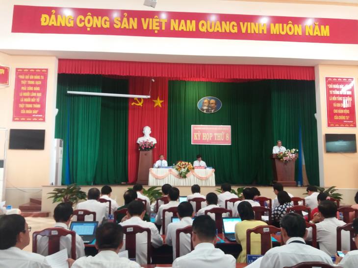 Hội đồng Nhân dân huyện Hoà Thành, nhiệm kỳ 2016-2021 tổ chức kỳ họp thứ 8