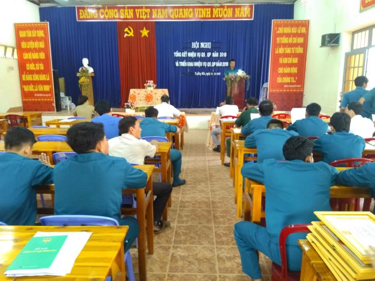 Xã Trường Hòa tổ chức Hội nghị tổng kết nhiệm vụ Quân sự - Quốc phòng năm 2018