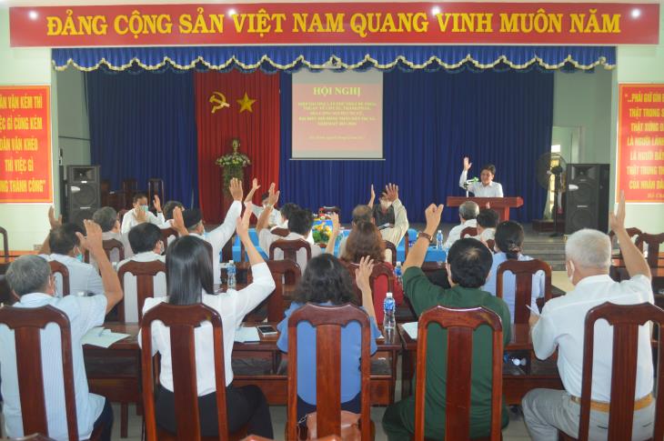 MTTQ Việt Nam thị xã Hòa Thành:  Tổ chức hội nghị Hiệp thương lần thứ nhất để thống nhất số lượng ứng cử đại biểu HĐND thị xã,nhiệm kỳ 2021 - 2026