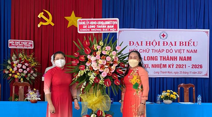 Hội Chữ thập đỏ xã Long Thành Nam tổ chức Đại hội đại biểu,  nhiệm kỳ 2021-2026