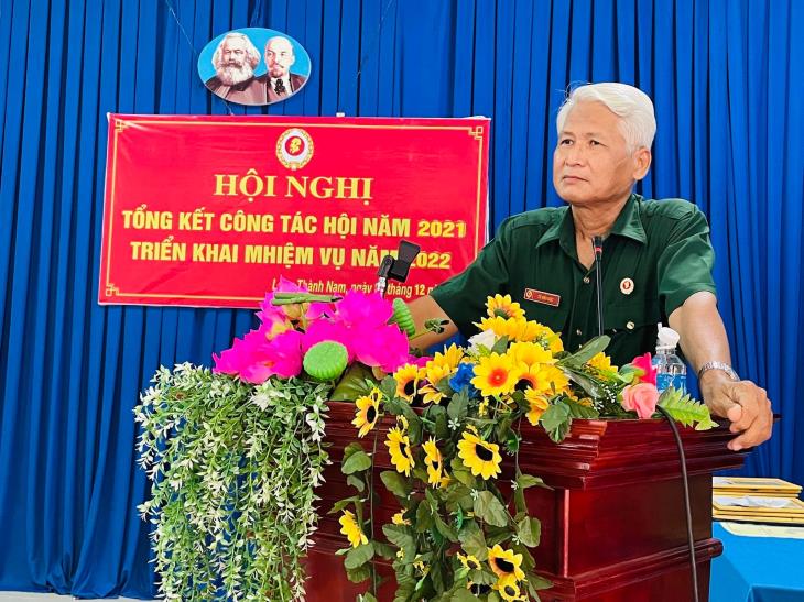 Hội Cựu chiến binh xã Long Thành Nam tổ chức Hội nghị tổng kết công tác Hội năm 2021 và triển khai phương hướng nhiệm vụ năm 2022