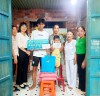 Hội LHPN phường Long Thành Bắc trao sổ tiết kiệm cho trẻ mồ côi cha (mẹ) do ảnh hưởng của dịch Covid-19