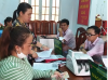 Ngân hàng Chính sách Xã hội thị xã tổ chức giải ngân đột xuất cho hội viên nông dân xã Trường Hoà