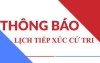 THÔNG BÁO Tiếp xúc cử tri sau kỳ họp thứ 6 HĐND  phường Long Thành Trung khóa XII, nhiệm kỳ 2021-2026