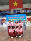 Cô Hồng (người đứng vị trí số 2 hàng thứ 2, từ trái sang) cùng đồng đội tham dự giải vô địch dưỡng sinh tỉnh Tây Ninh