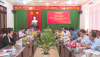 Đ/c Nguyễn Văn Phong - Phó Bí thư Thường trực Thị ủy phát biểu chỉ đạo hội nghị