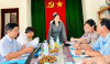 Đoàn khảo sát Ban Tuyên giáo Tỉnh ủy làm việc tại Ban Tuyên giáo Thị ủy Hòa Thành