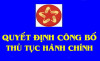 Công bố danh mục và quy trình nội bộ giải quyết thủ tục hành chính công bố mới ngành Công thương thuộc thẩm quyền giải quyết của cấp xã trên địa bàn tỉnh Tây Ninh