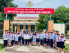 Đoàn Thanh niên - Hội đồng Đội phường Long Thành Bắc tổ chức tham quan mô hình làm việc Ban CHQS phường cho đội viên, học sinh