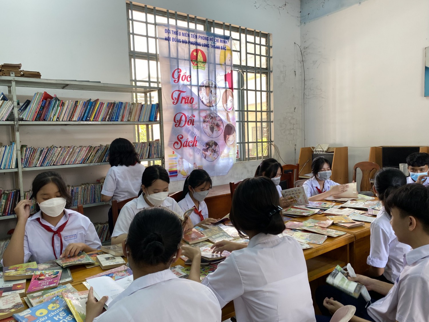 Đoàn thanh niên phường Long Thành Bắc tổ chức ngày hội đọc sách và Góc trao đổi sách năm 2022.