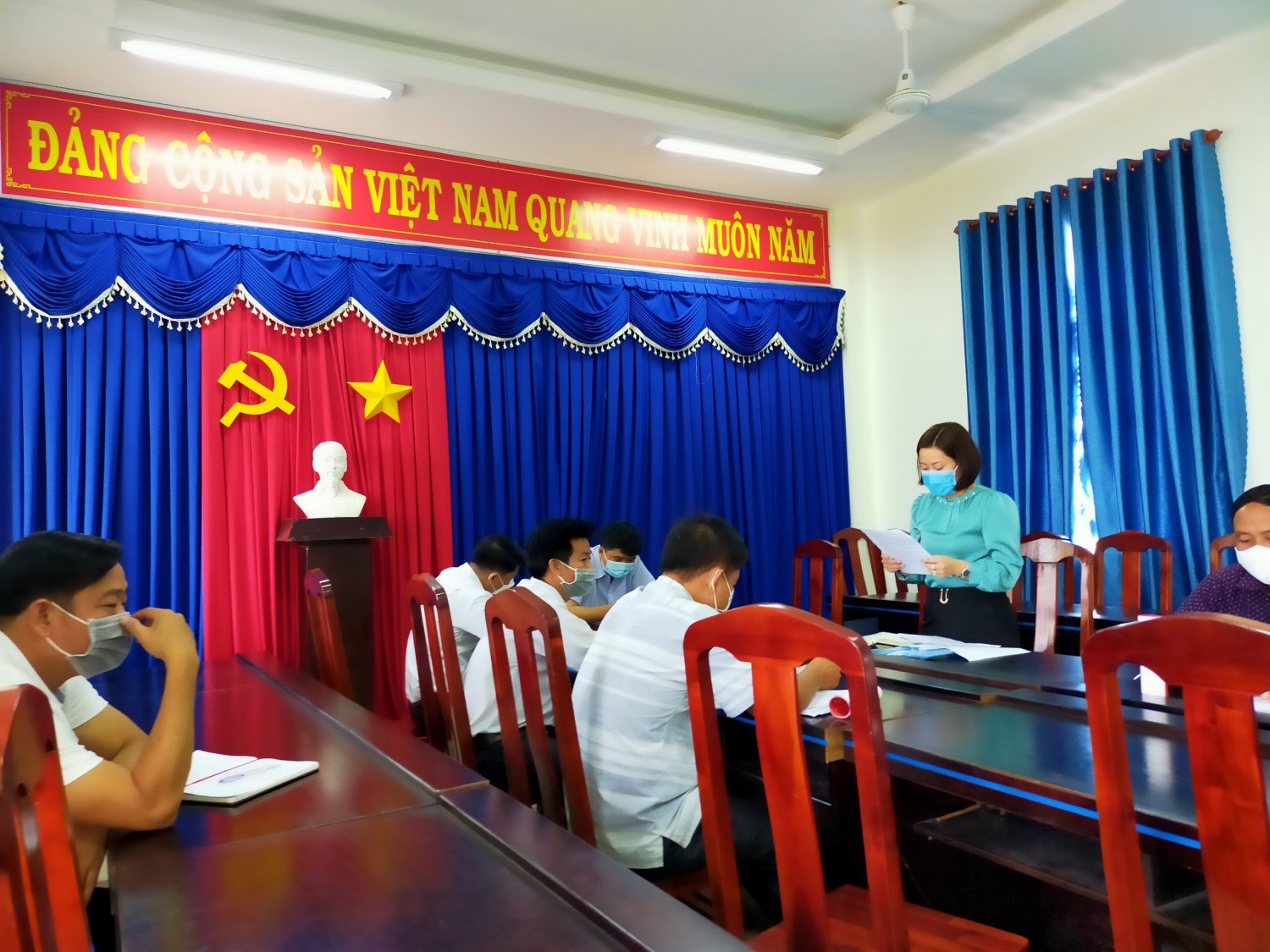Hội đồng Nhân dân phường Hiệp Tân, thị xã Hòa Thành  tổ chức hội nghị sơ kết hoạt động HĐND quí I năm 2022