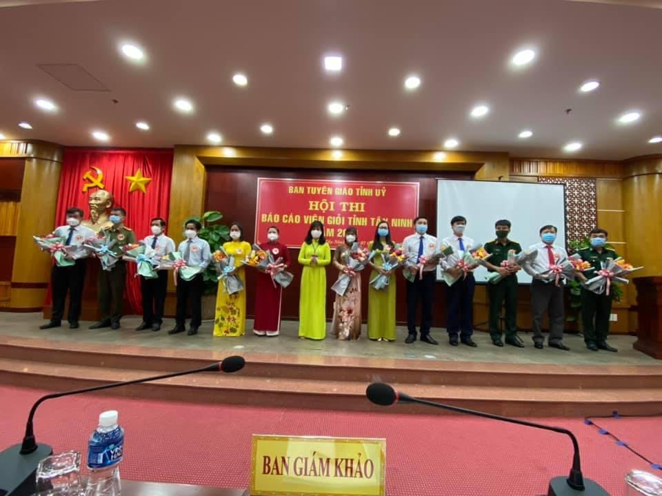 Hội thi báo cáo viên giỏi tỉnh Tây Ninh năm 2021