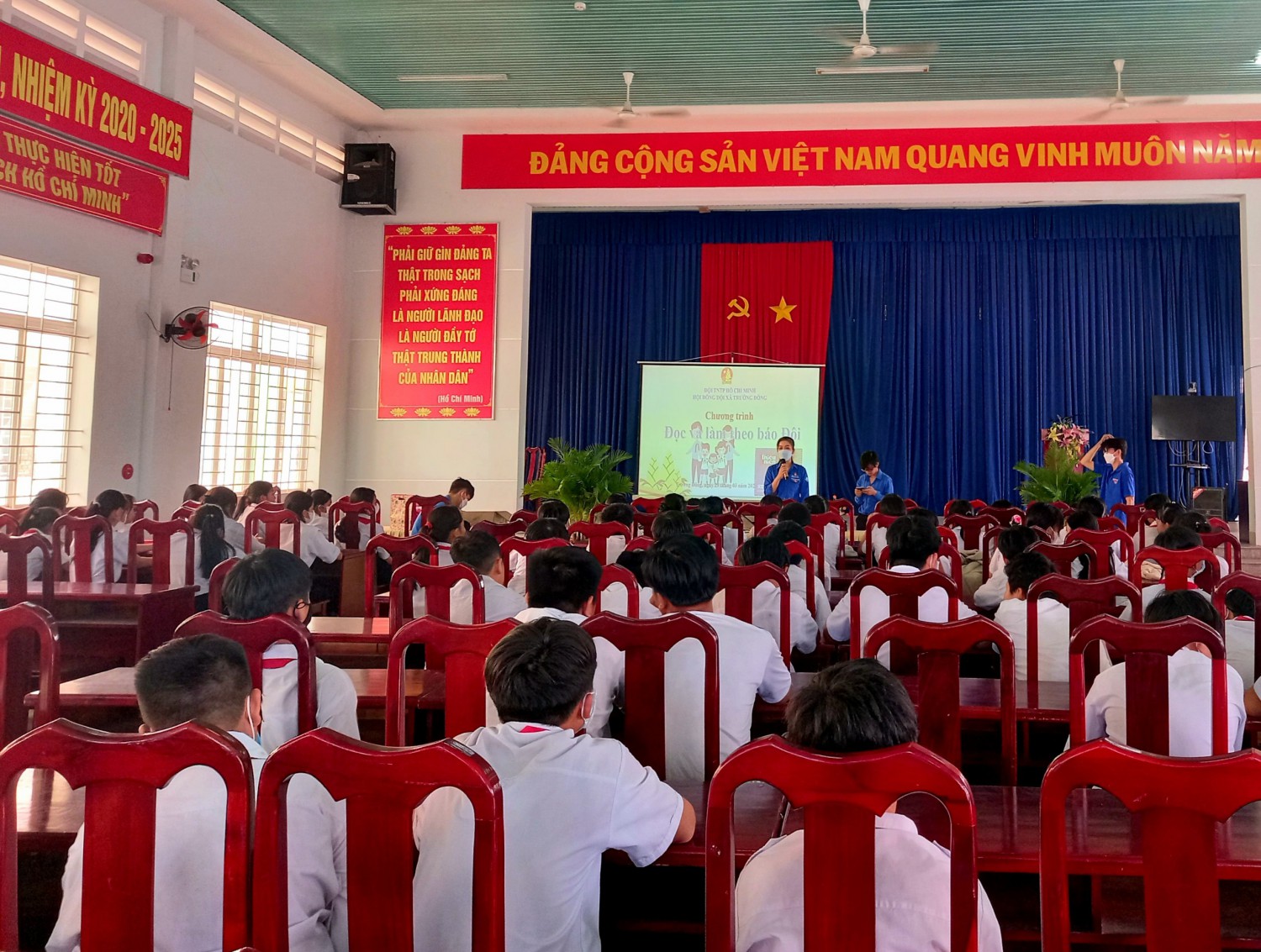 Hội đồng đội xã Trường Đông tổ chức  Chương trình “Đọc và làm theo Báo đội” năm học 2022-2023