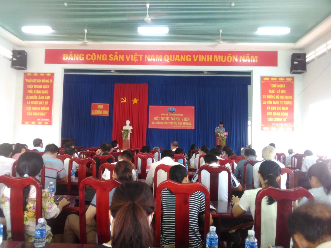 Đảng bộ xã Trường Đông tổ chức Hội nghị Đảng viên 6 tháng đầu năm 2023