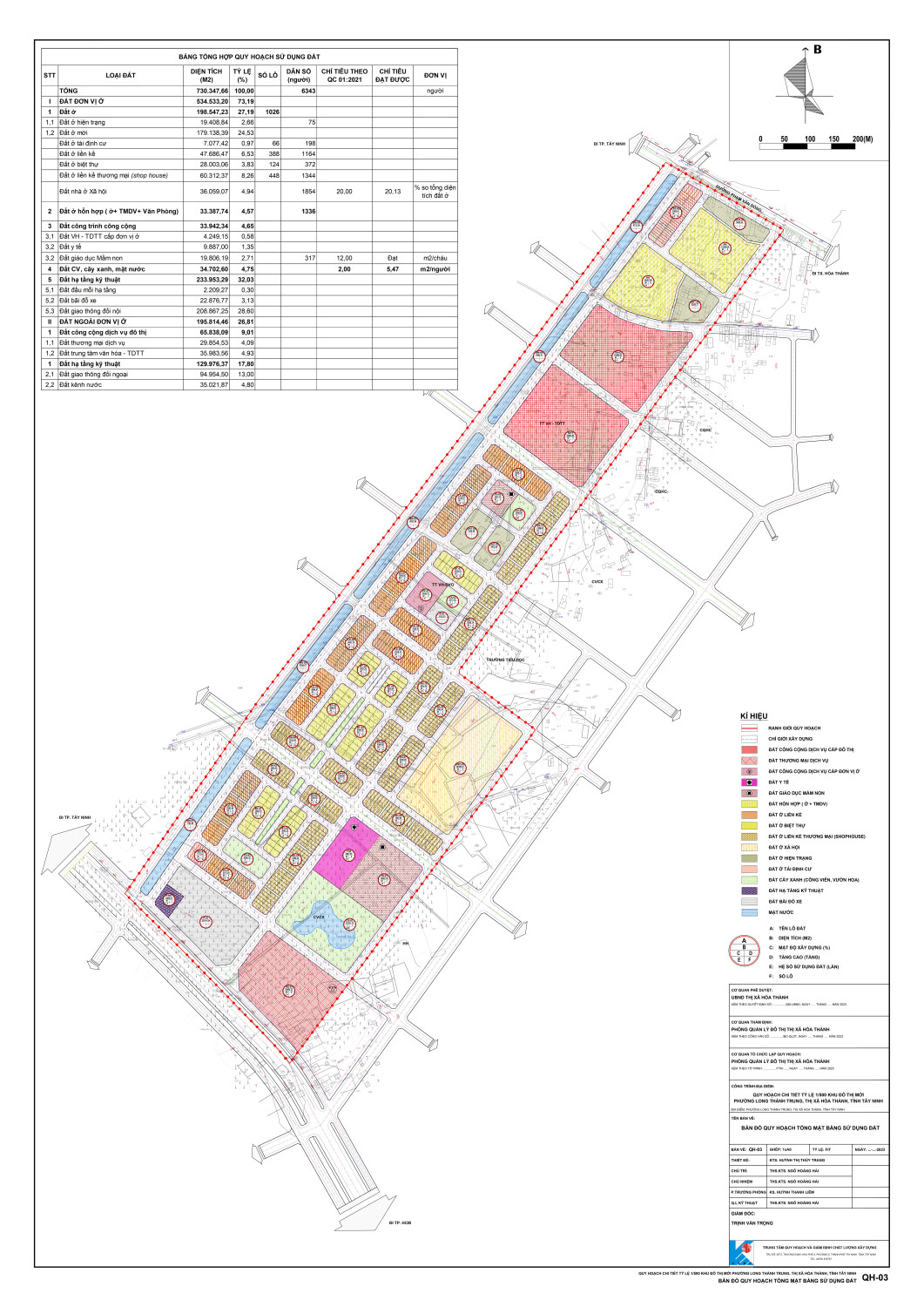 Hoà Thành: Công khai đồ án quy hoạch chi tiết 1/500 khu đô thị mới phường Long Thành Trung