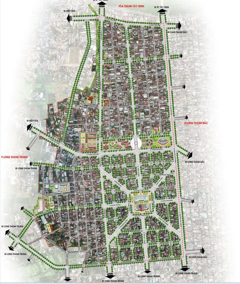 Công bố đồ án quy hoạch Phân khu phường Long Hoa, thị xã Hòa Thành, tỉnh Tây Ninh