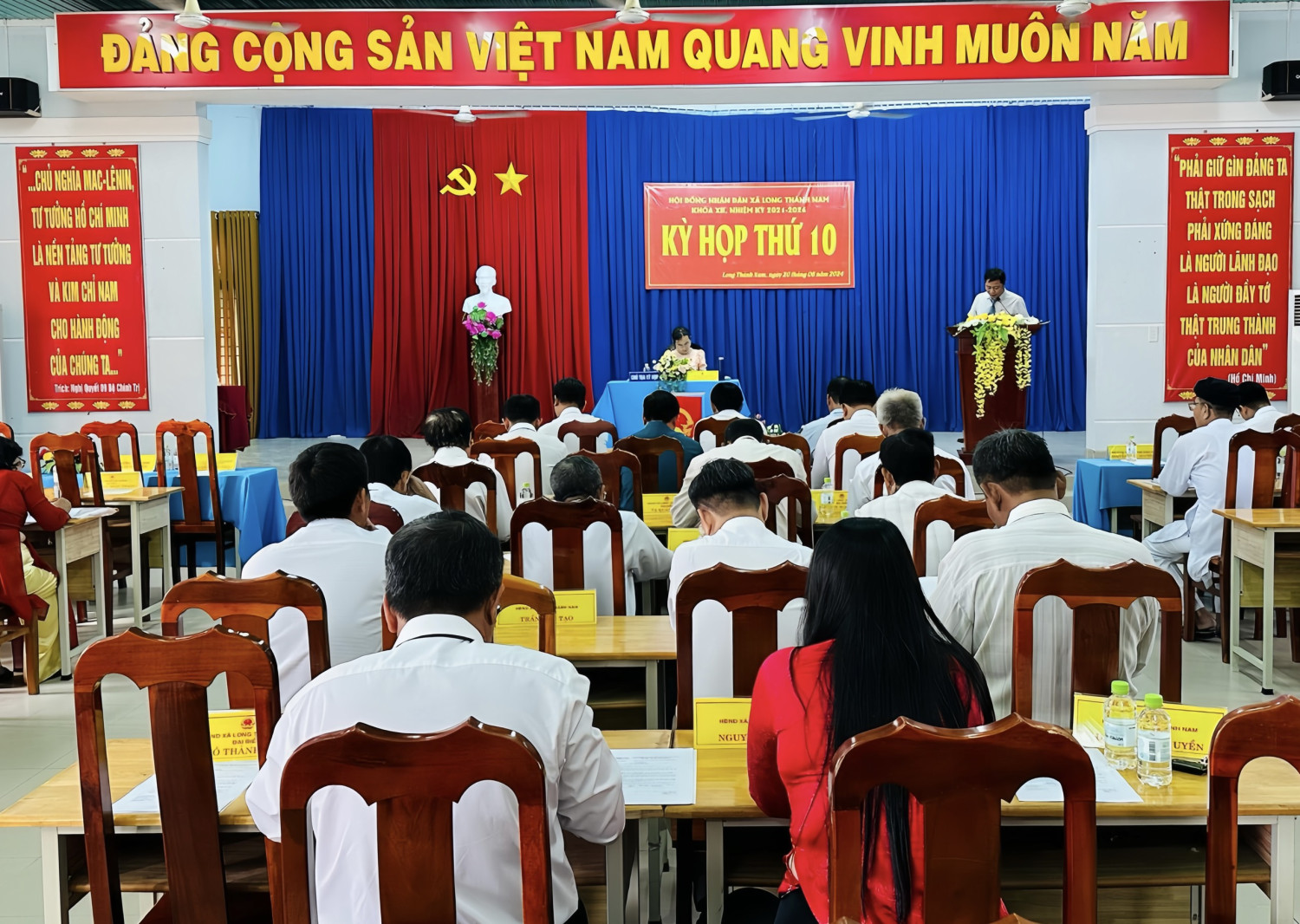 HĐND xã Long Thành Nam tổ chức kỳ họp lần thứ 10 khóa XII nhiệm kỳ 2021 – 2026