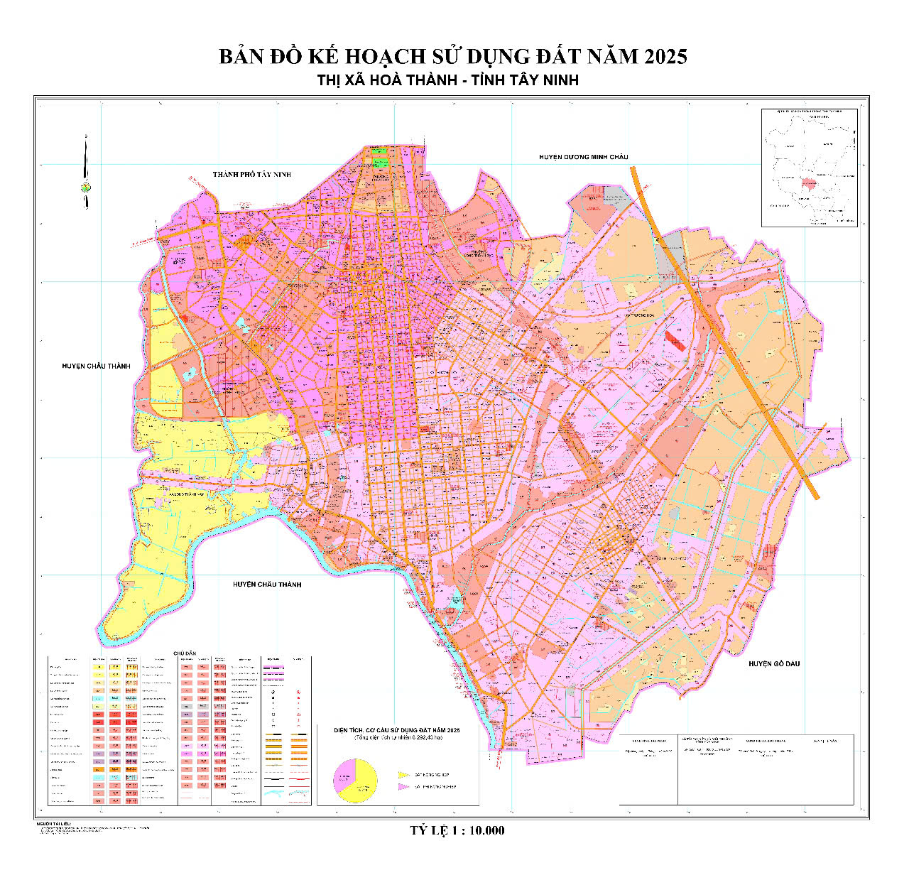 Bản đồ dự thảo KH SDĐ năm 2025